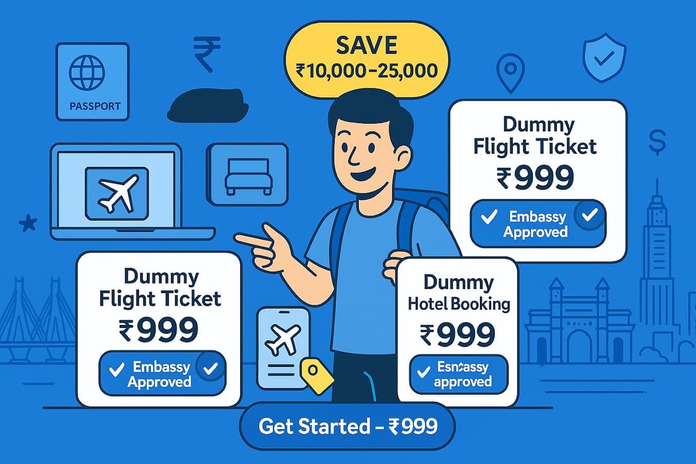 Visa assistance bookings