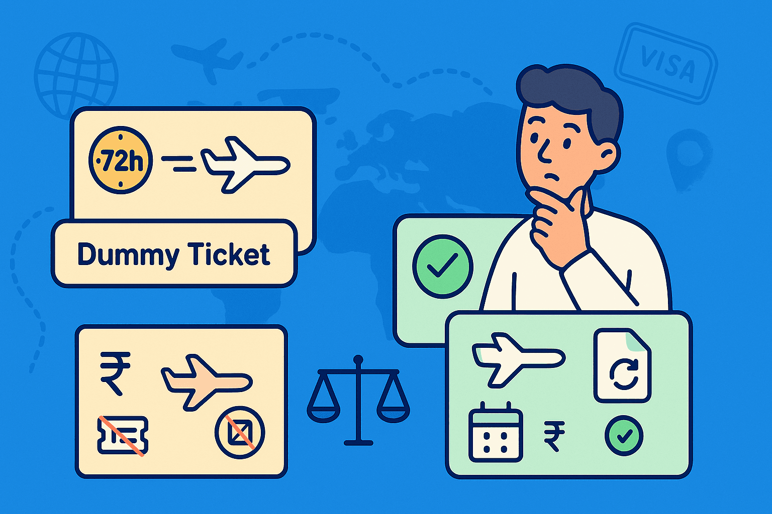 Dummy Flight Tickets vs Refundable Tickets Which Is Best for Your Visa?