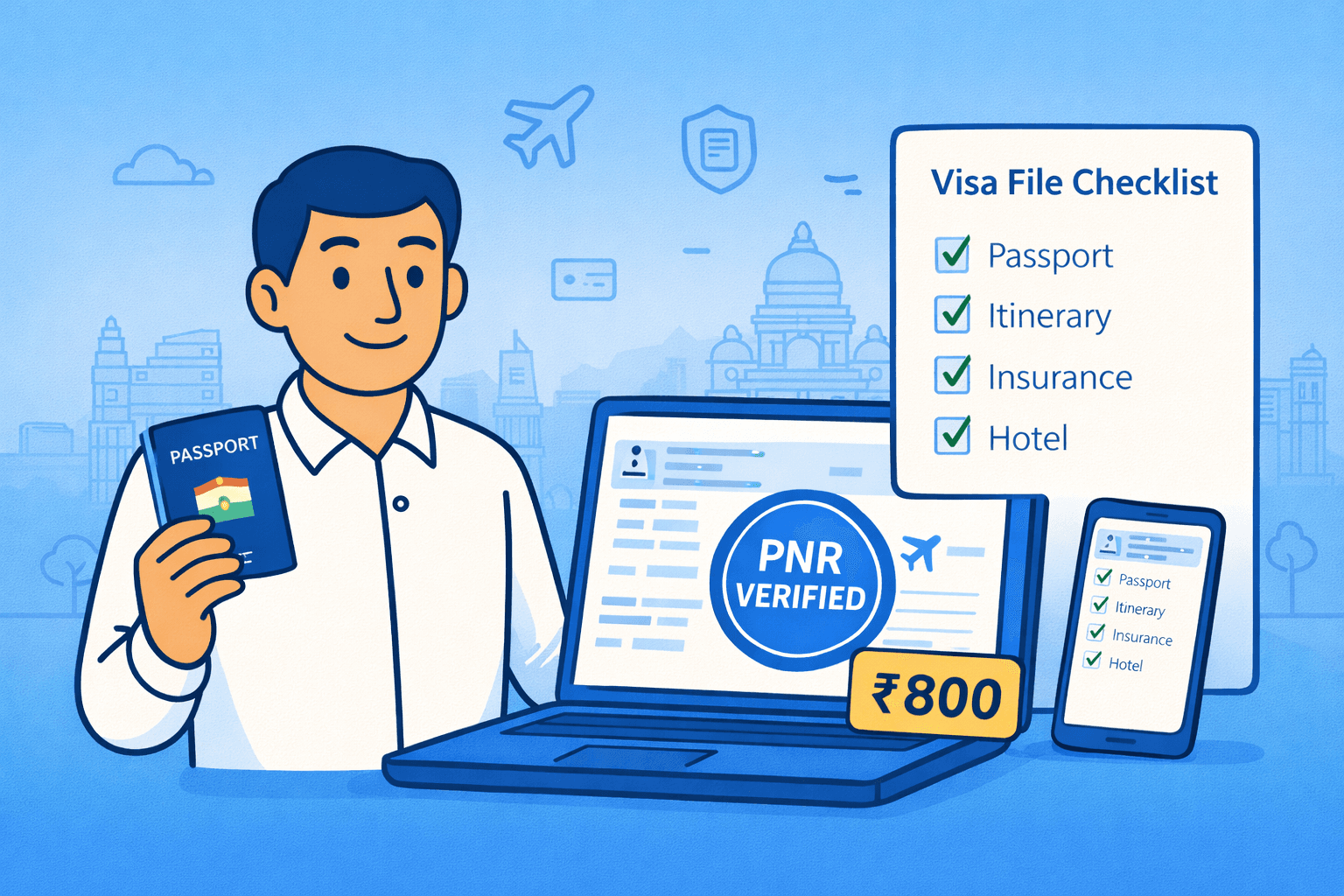 Dummy Ticket for Visa Bangalore 2026: Get a Verified Flight Reservation